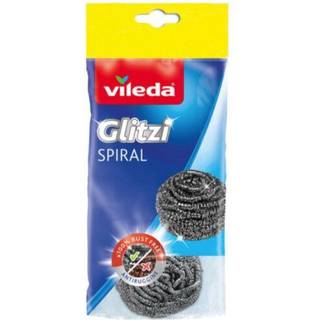 Vileda Glitzi Spiral Inox Stål Køkkenskuresvamp 3 stk.