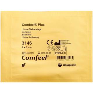Comfeel Plus Ulcus Sårbandage 3146 4 x 6 cm 1 stk.