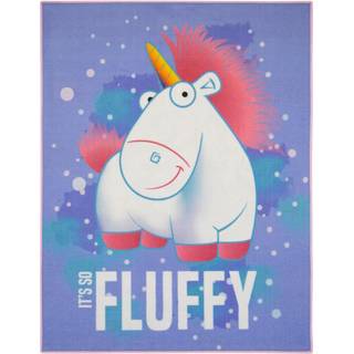 Minions Fluffy Unicorns De Luxe gulvtæppe til børn 95x125
