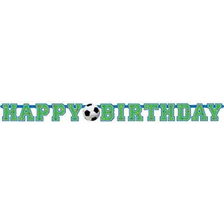 Fodbold Happy Birthday banner