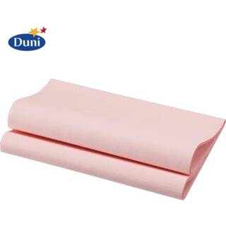 12 stk. Middagsservietter Mellow Rose Bio Dunisoft® - Luksuriøs, Komposterbar 40x40 cm