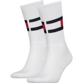 Tommy Hilfiger Flag Cotton Sports Socks - White