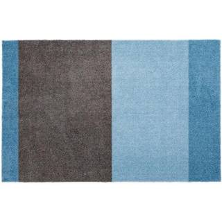 tica copenhagen Stripes dørmåtte horisontal Blue/steel grey, 60x90 cm