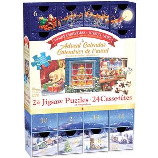 Julekalender - Glædelig Jul (24 x 50 brikker)