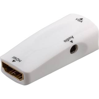 Pro Compact HDMI/VGA adapter incl. audio gold-plated