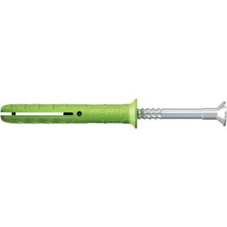 Fischer sømdybel n 6x40/10 s green nylon med elf skrue uh 45/pak