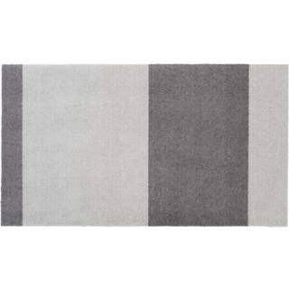 Tica Copenhagen Smudsmåtte Stripes Horizontal Steelgrey/Light Grey - 67 x 120 cm