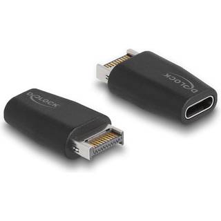 Delock USB-A 3.2 til USB-C Adapter - Sort