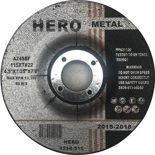 HERO Slibeskiver metal 7,0 x125 mm