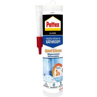 Pattex Speed sanitetssilikone hvid 300 ml