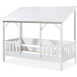 Seng til børn hus-seng 90 x 200 cm – hvid