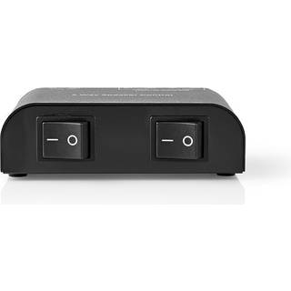 Nedis ASWI2602BK - audio switch - 2 ports