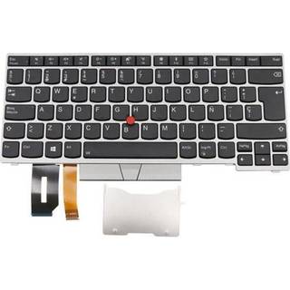 Lenovo - notebook replacement keyboard - with Trackpoint UltraNav - Spanish - silver - Bærbar tastatur - til udskiftning - Spansk - Sølv