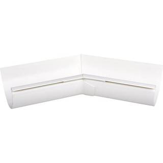 Plastmo indvendig gering, PVC, hvid, 45° - nr. 11