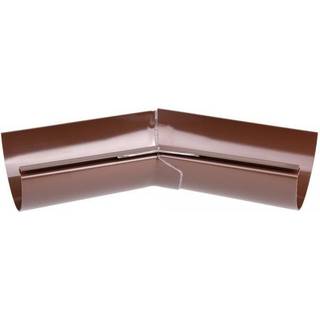 Plastmo indvendig gering, PVC, brun, 45° - nr. 11