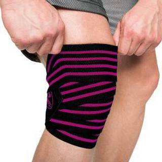 Knee Wraps, black/pink, 2 m, C.P. Sports