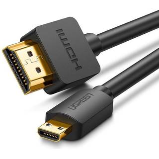Ugreen HD127 micro HDMI til HDMI 2.0 4K 60Hz kabel 1 m - sort
