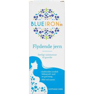 Blueiron Flydende Jerntilskud til gravide - 330 ml