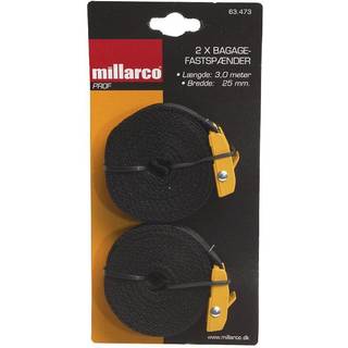 Millarco Bagagefastspænder 3,0 m. - 2 stk.