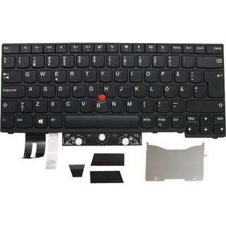 Lenovo Lite-On - Bærbar tastatur - til udskiftning - Finsk - Sort
