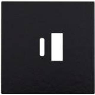Niko Afdæk. usb-a+c oplad piano blk