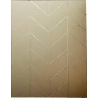 Moud Home Herringbone Spejl - 50 x 70 cm. - Bronze