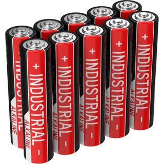 AAA-batteri Ansmann Industrial Alkali-mangan 1.5 V 10