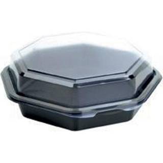 Plastbakke Octaview Med Hængslet Låg 600 Ml 270 Stk.