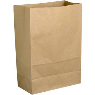 Papirpose m/klodsbund 9L, 22x14x35cm, 70g, 250 ps