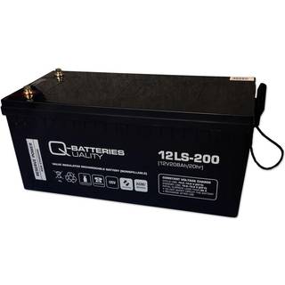 Q-Batteries 12LS-200 / 12V - 208Ah 10-års AGM batteri