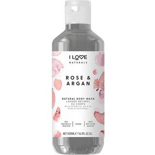 I Love Naturals Rose & Argan Berusende brusegel Med roseduft 500 ml - 500 ml