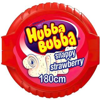 Hubba Bubba Bubble-Tape Jordbær 56 g.