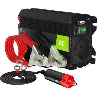 Green Cell Pro Inverter til bil 12V til 230V, 300W/600W Modificeret sinus
