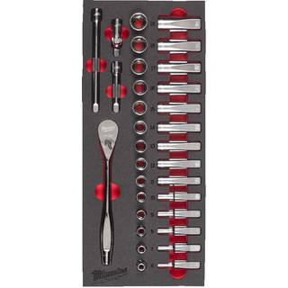 Milwaukee 4932479825 Steel Storage Topnøglesæt 32 stk., 3/8"