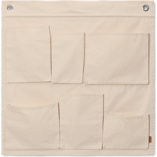 Canvas Wall Pockets - Off-white