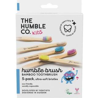 Bambus Børnetandbørste 5 stk. THE HUMBLE Co. Kids Original Ultra Soft