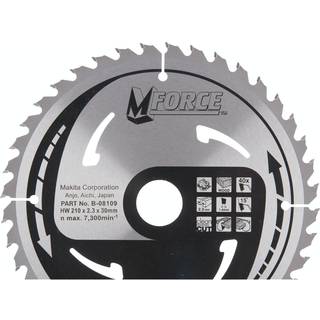 Rundsavsklinge til træ Makita MFORCE; 210x2,3x30,0 mm; Z40; 15°