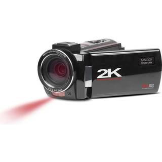 Minolta 2k Ultra HD Camcorder med infrarød nattsyn Mn2K10NV sort