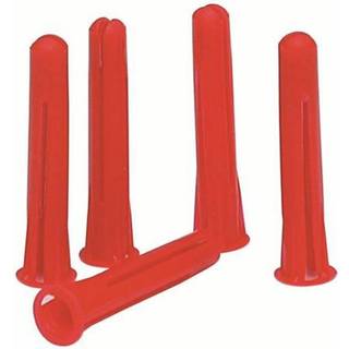 Heco 660055035004H Plastplugs 5,5 x 35 mm, rød 100-pak