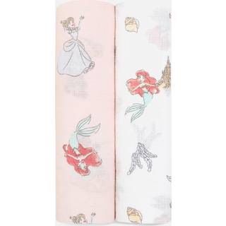 Aden + Anais Aden + Anais Det essentielle Disney Princess 100% Bomuld Muslin Tæppe 2-Pakke