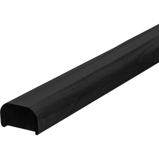 Plus Mahogni håndliste til gelænder 189 cm - Sort