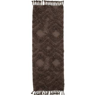 Venture Design Hilma bomuldstæppe Brun 200 x 70 cm