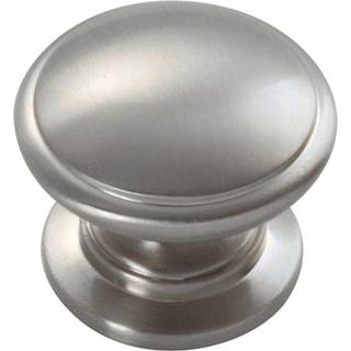 Hickory Hardware 1 Pack Solid Core Kitchen Cabinet Knaps Luksusskab og kommoder Knapper H?ndter tr?k til d?re og skuffer 1-1/4 tommer satin Nicke