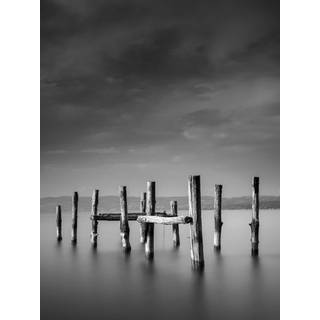 Venture Design Ocean poster 30 x 40 cm Sort/hvid