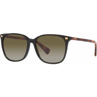 Ralph Lauren Kvinde RA5293 VVCV 60378E Solbriller Acetat Sort Grøn Firkantet Normal Skygge