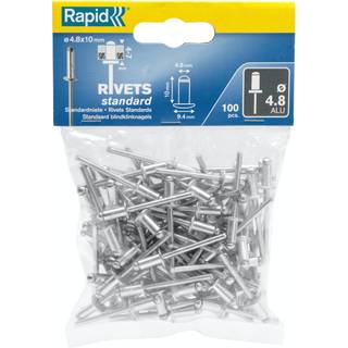 RAPID Blindnitter alu, ø4,8x10mm(100)