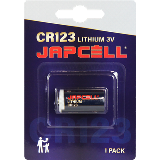 Japcell Lithium CR123 Batteri