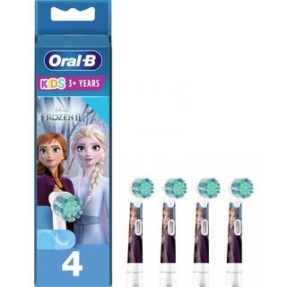 Oral B Kids 3+ Frozen Erstatningshoveder til tandbørste Ekstra blød til børn 4 stk. - 4 stk.