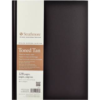 Strathmore Serie 400 Toned Tan Hardbound Book Skitsebog 28 x 22 cm 118 g