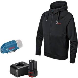 Bosch GHH 12+18V XA Varmehoodie str. L inkl. batteri og lader